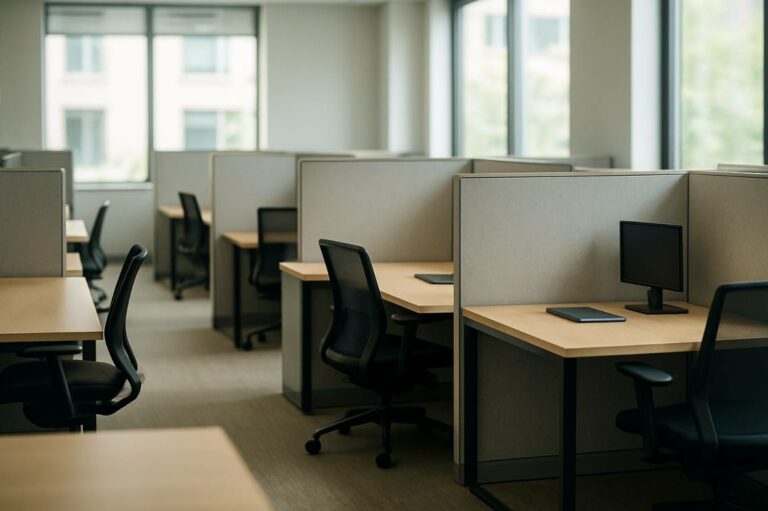 Private workspace cubicles – Benefits, types, and layouts